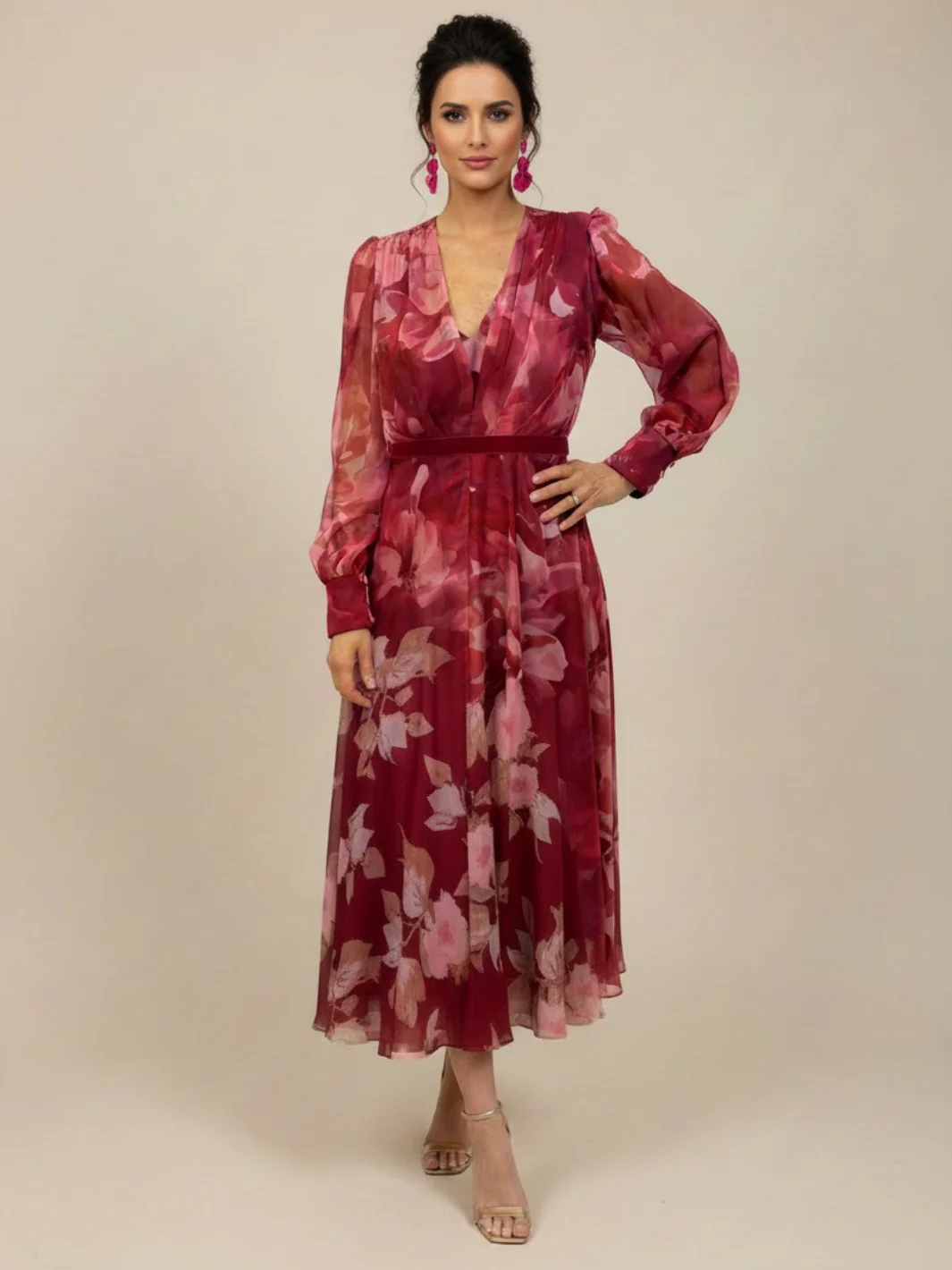 Matilde Canó Floral Dress 4562