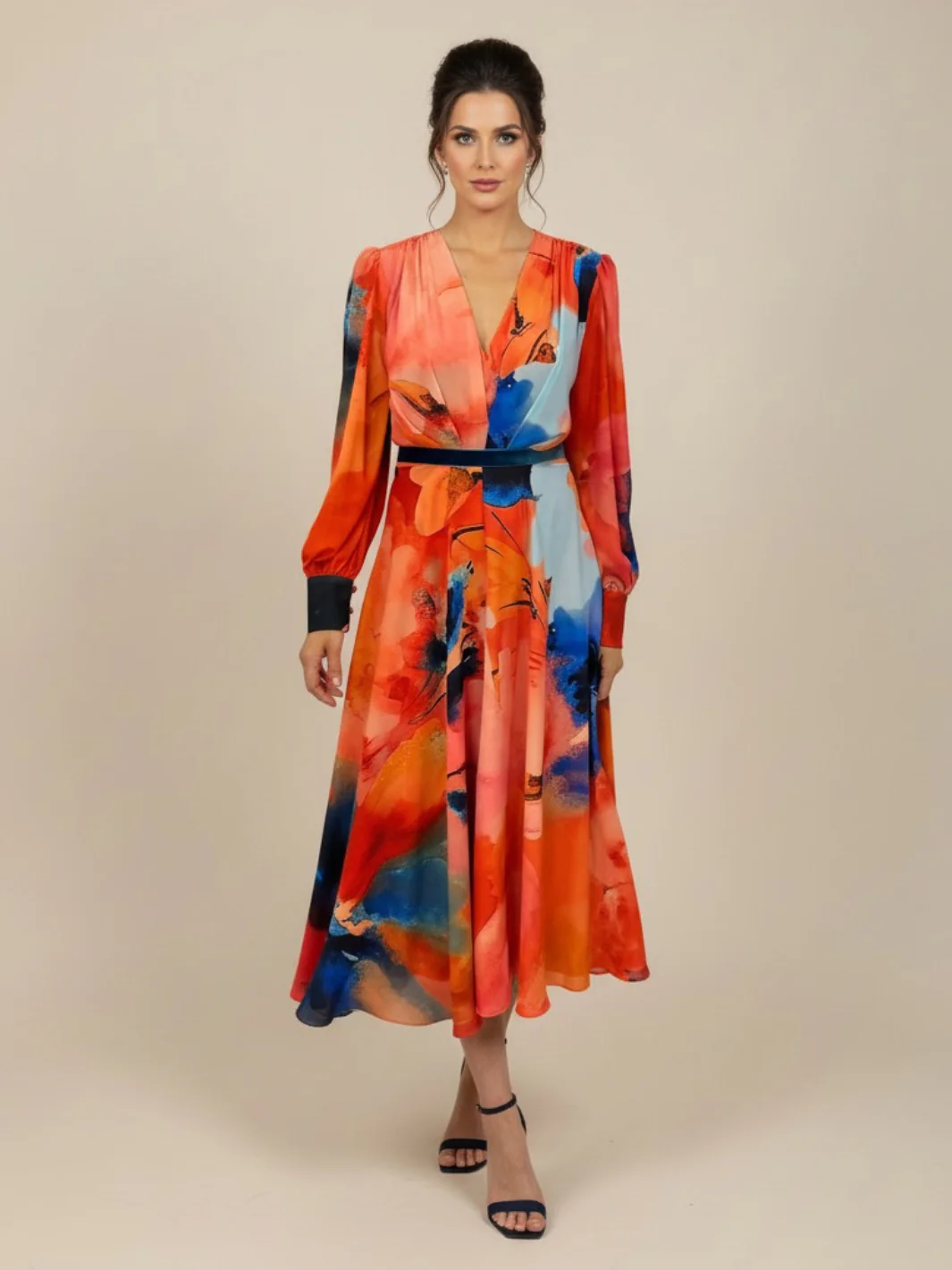 Matilde Canó Floral Dress T506