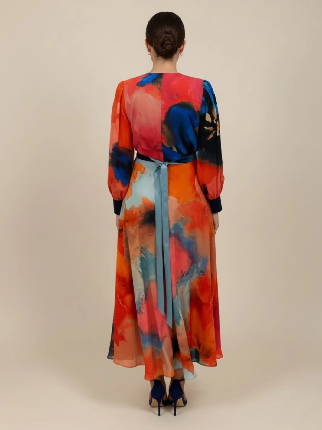 Matilde Canó Floral Dress T506 - Image 3