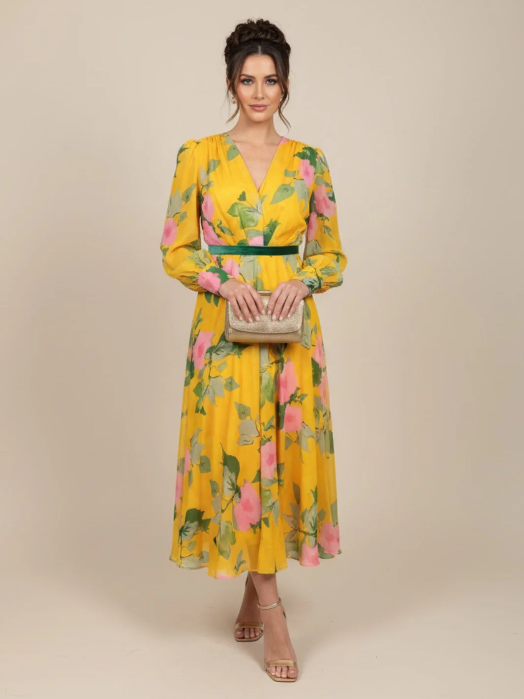 Matilde Canó Floral Dress T517 - Image 2