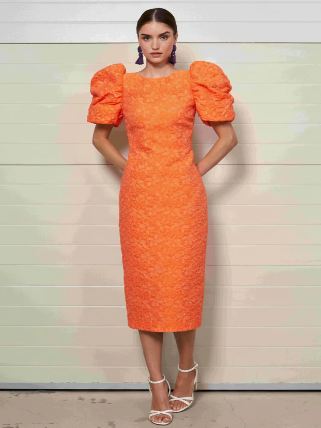 Moskada Dress 8311 In Orange