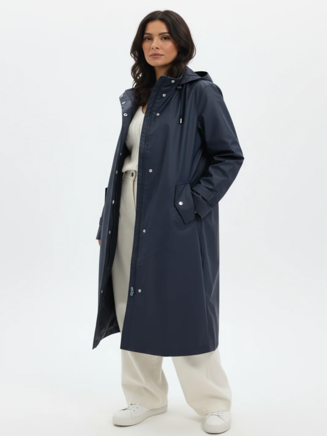 Normann Long Jacket In Navy 4610-69