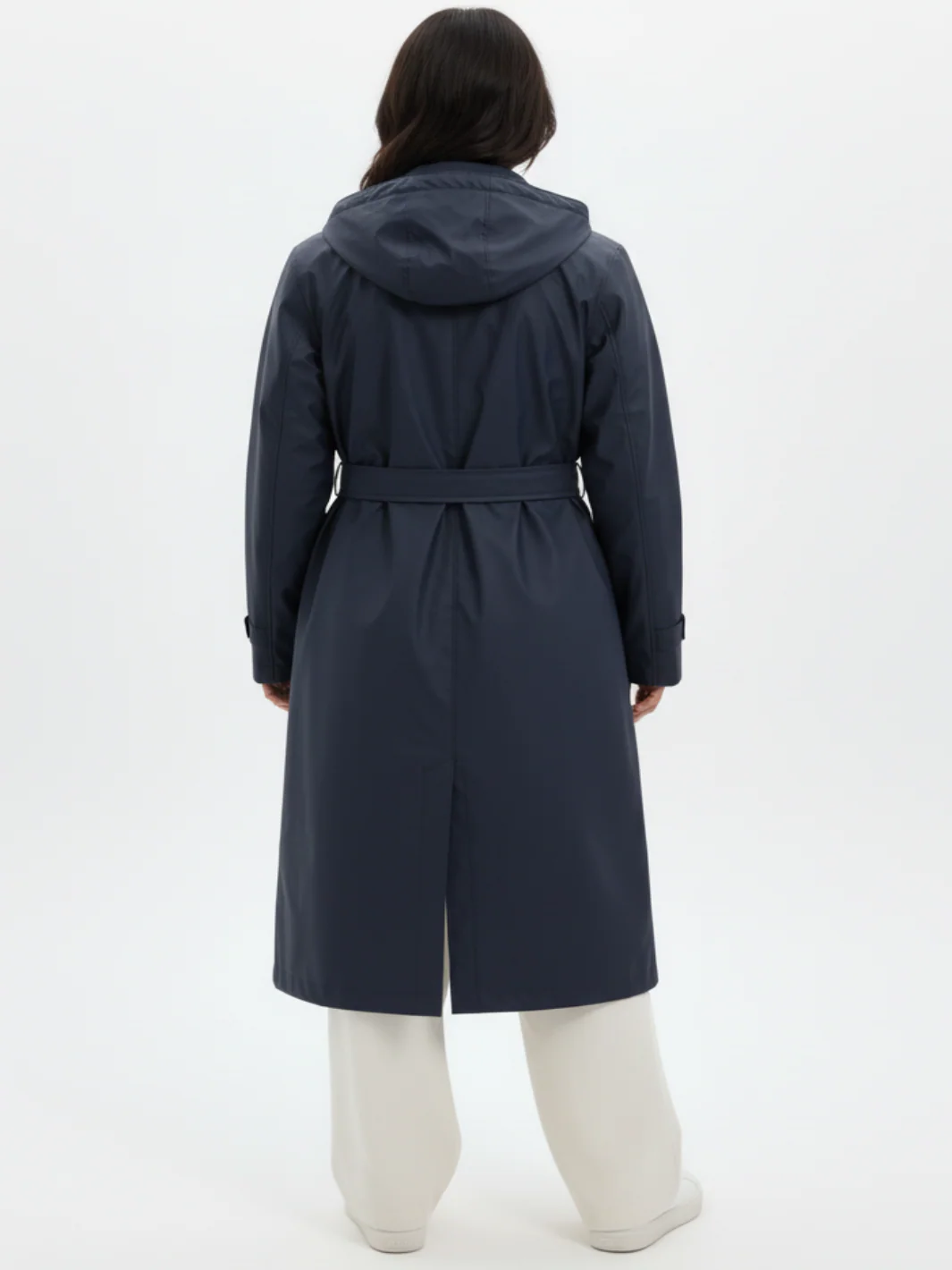 Normann Long Jacket In Navy 4610-69 - Image 2