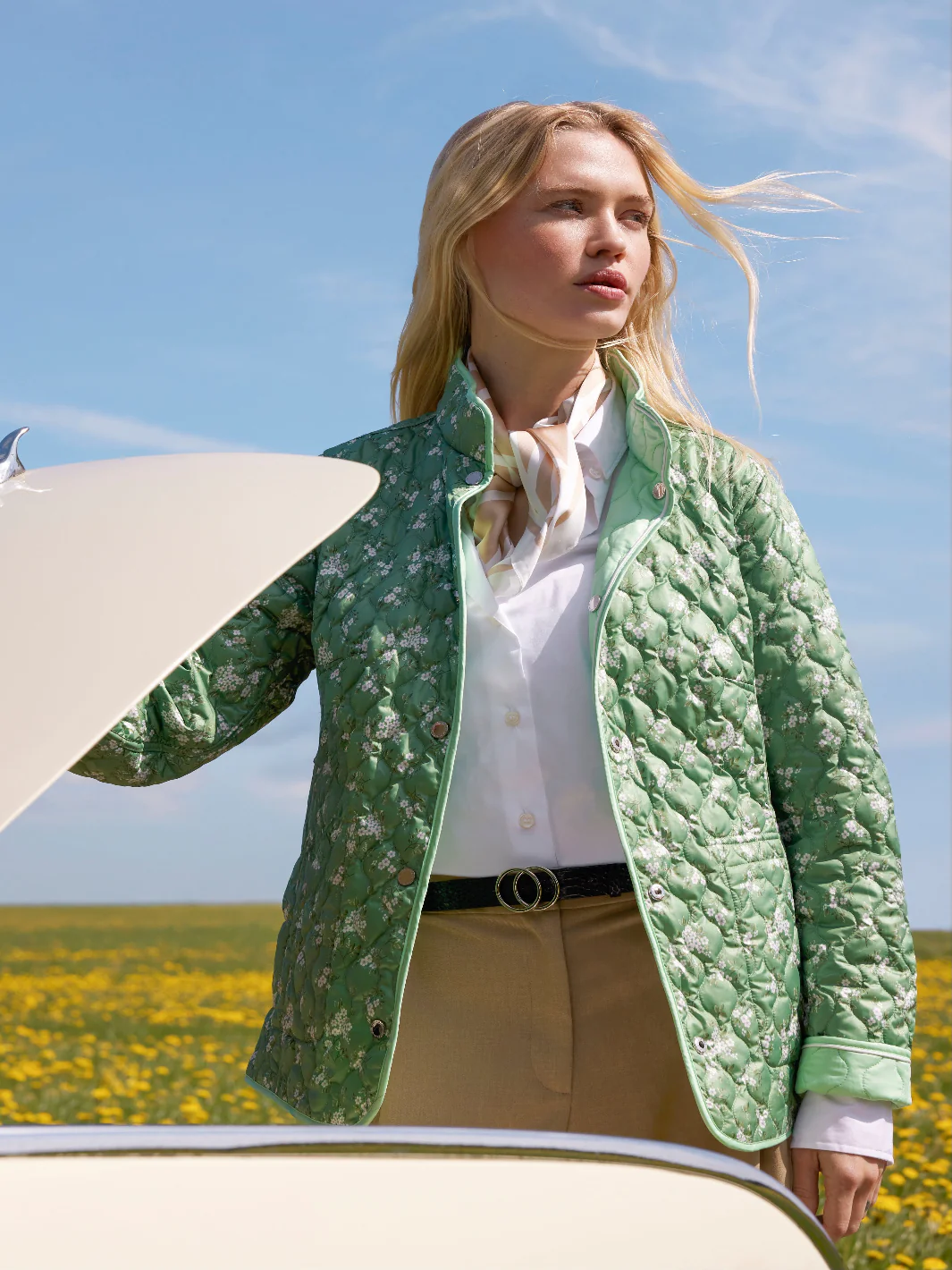 Normann Reversible Jacket In Mint Green 1523 - Image 4