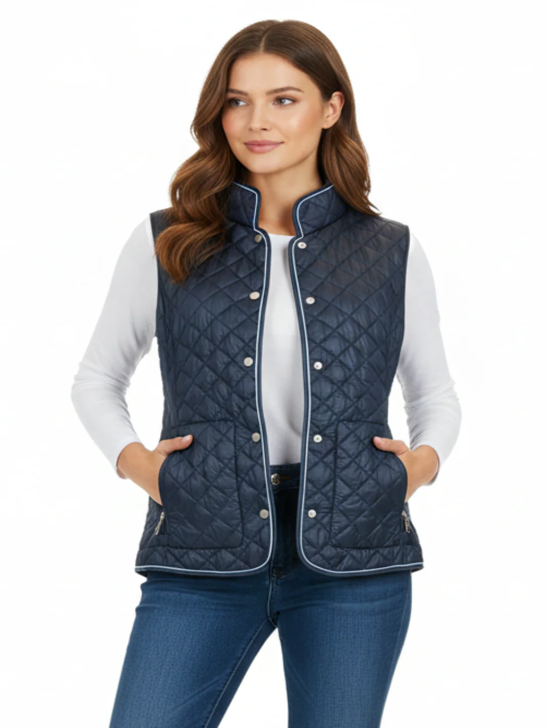 Normann Reversible Waistcoat In Blue 2014