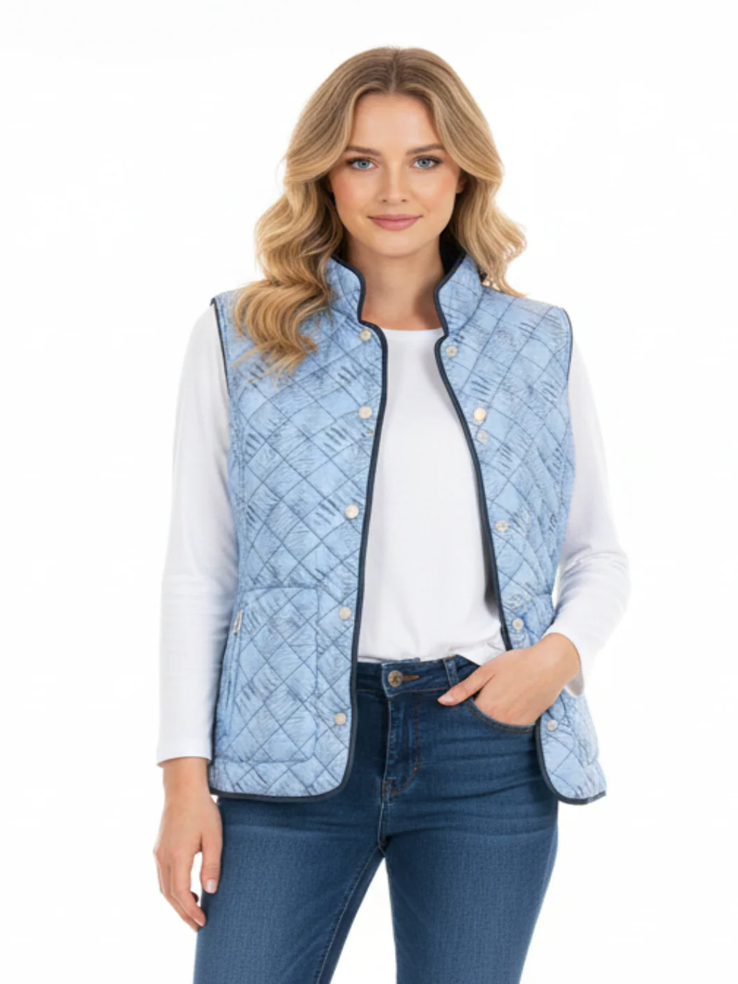 Normann Reversible Waistcoat In Blue 2014 - Image 4