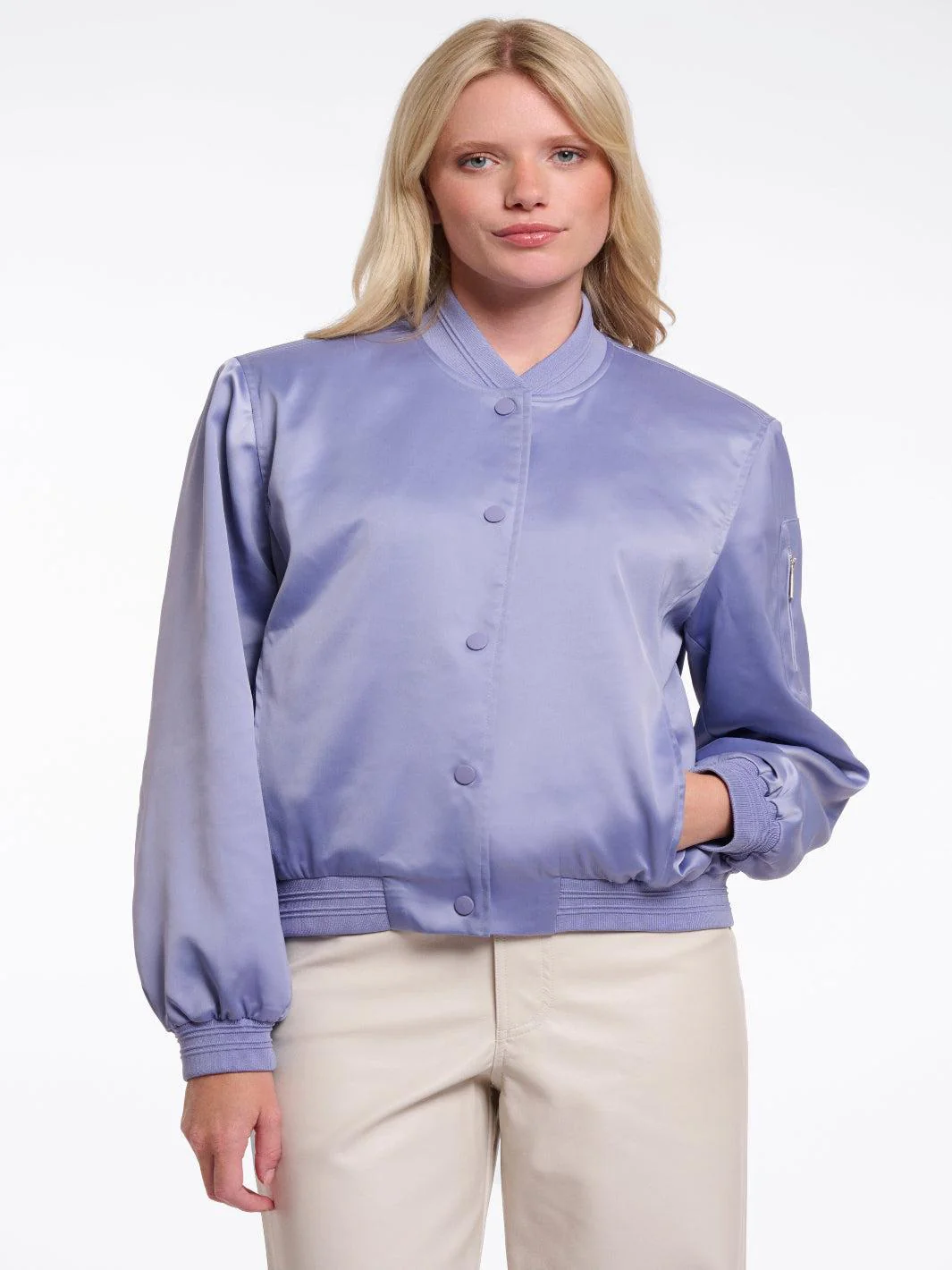 Rino & Pelle Banner Bomber Jacket In Blue - Image 2