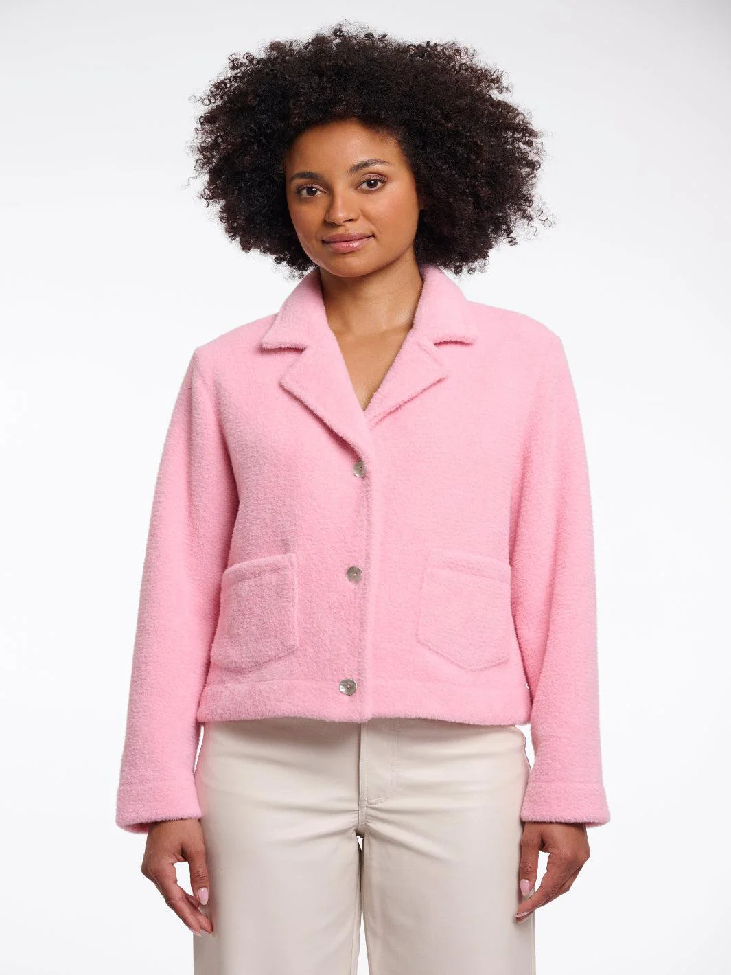 Rino & Pelle Bobien Jacket In Candy Pink - Image 2