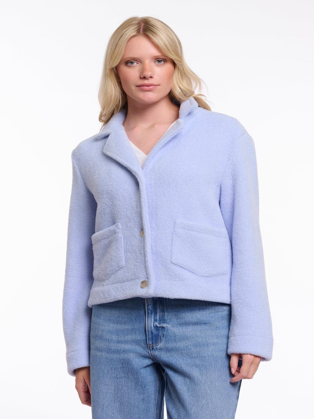 Rino & Pelle Bobien Jacket In Light Blue - Image 2