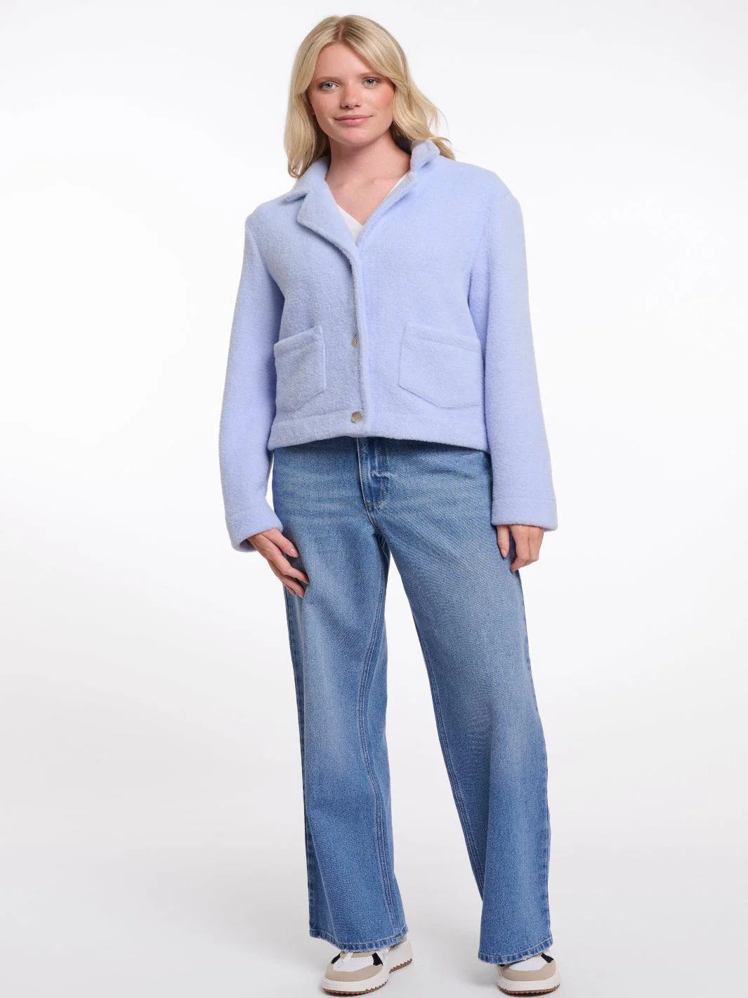 Rino & Pelle Bobien Jacket In Light Blue - Image 4
