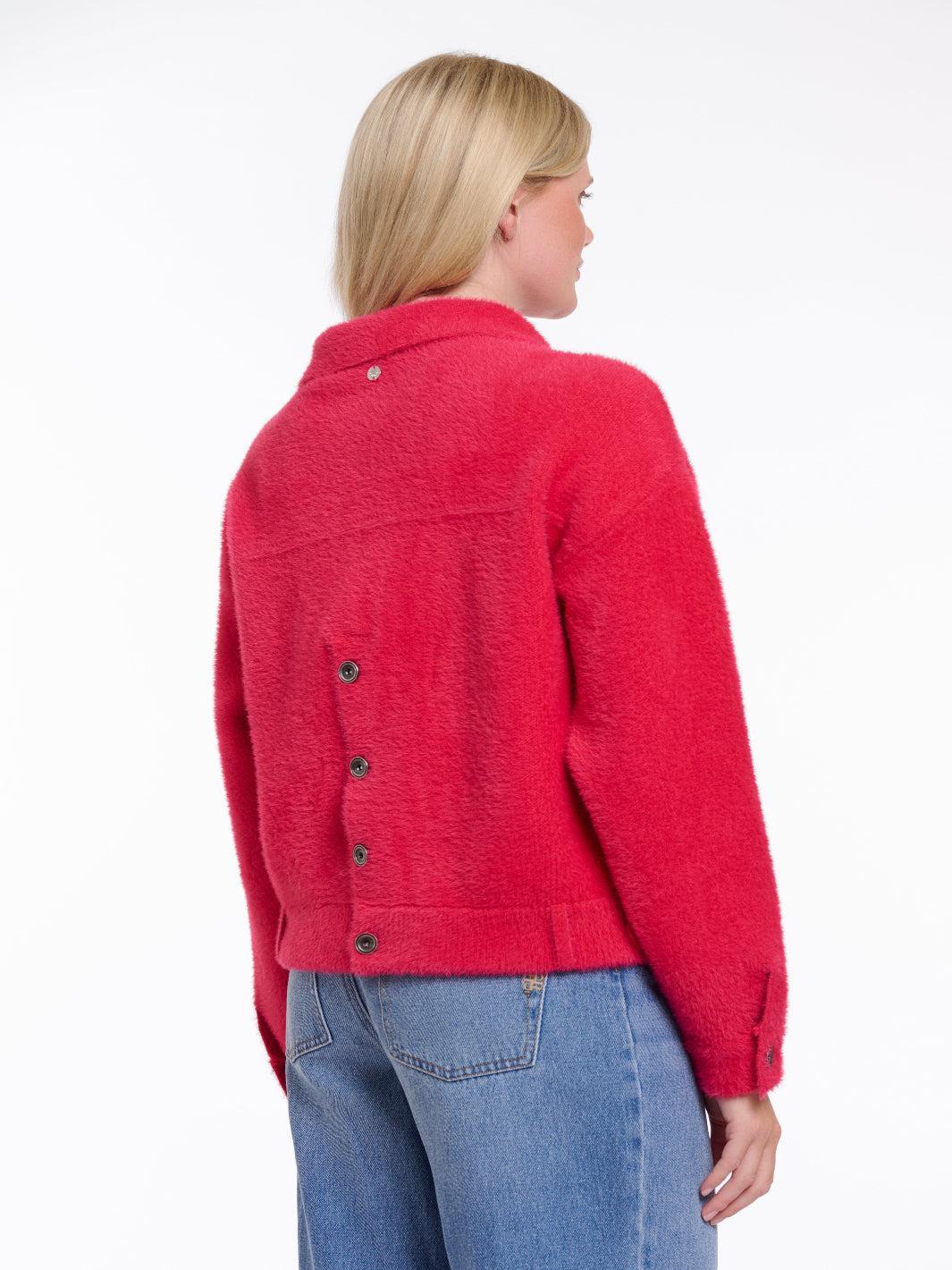 Rino & Pelle Bubbly Jacket In Pink Punch - Image 5