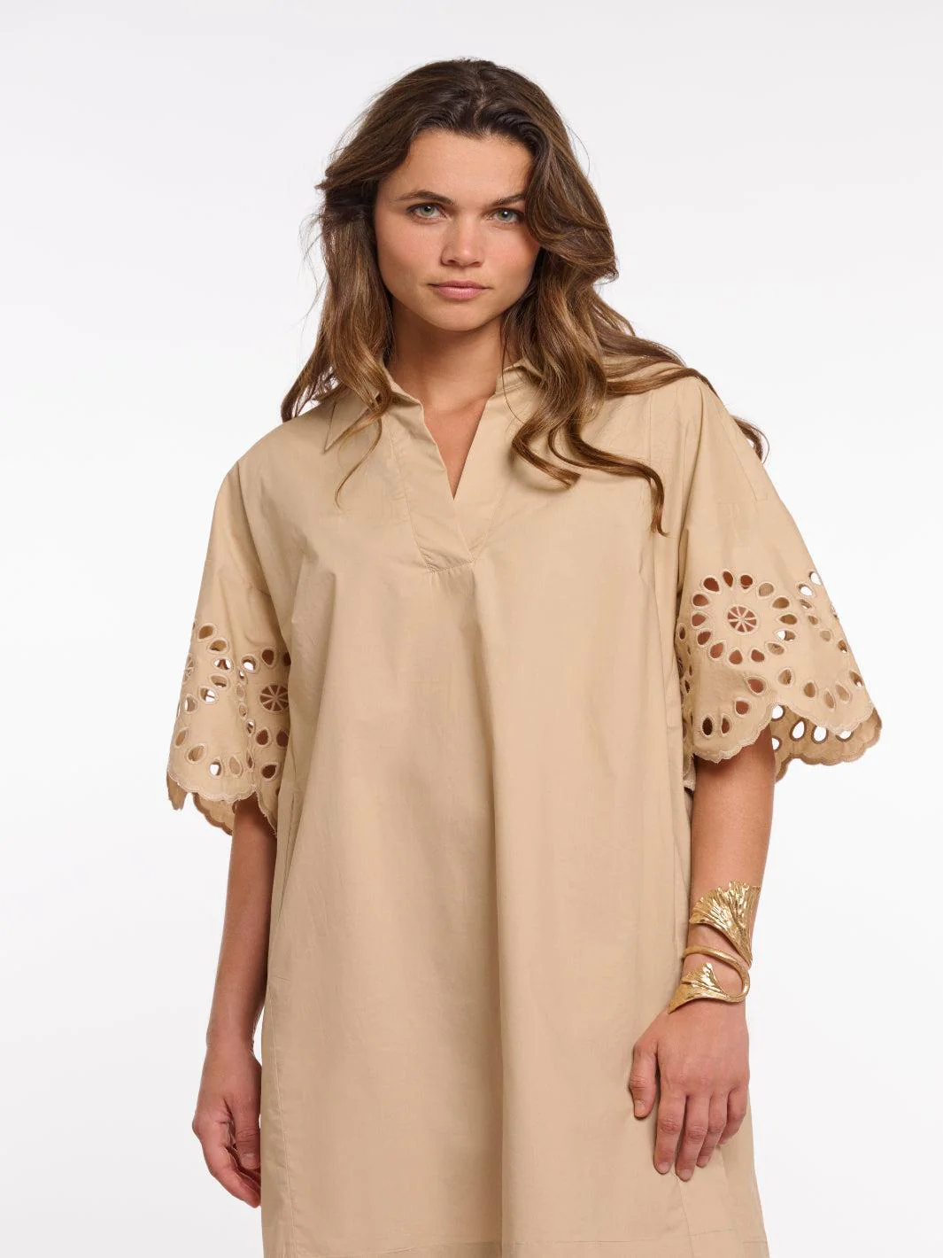 Rino & Pelle Ceylin Mini Dress In Oat - Image 2