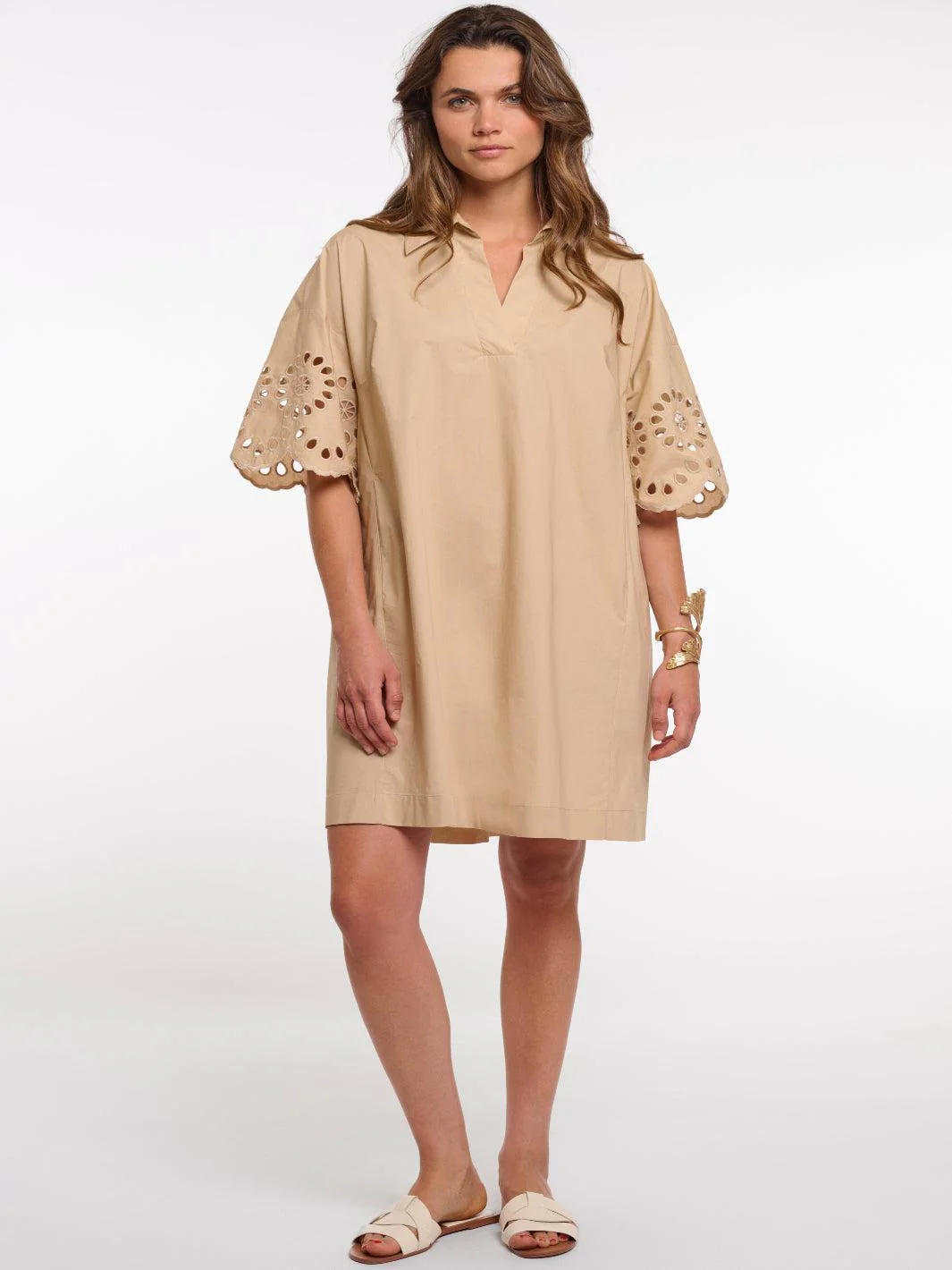 Rino & Pelle Ceylin Mini Dress In Oat - Image 3