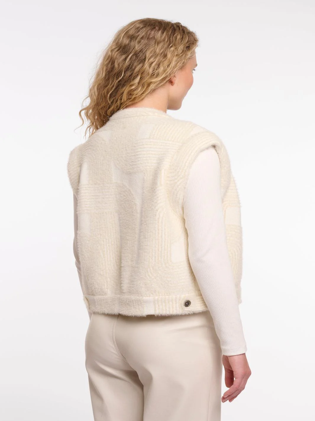 Rino & Pelle Elona Waistcoat In Birch Print - Image 4