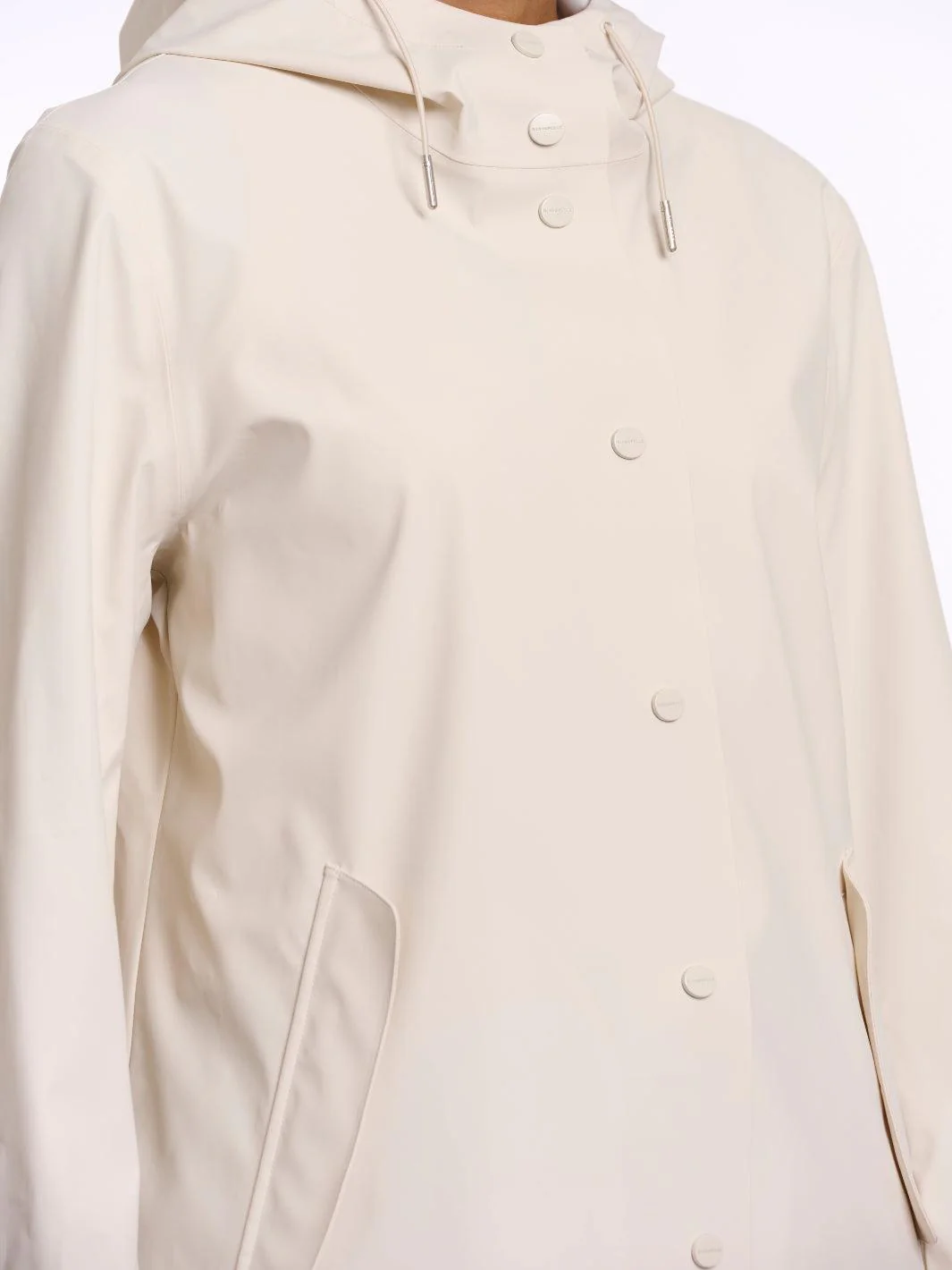 Rino & Pelle Ize Raincoat In Birch - Image 3