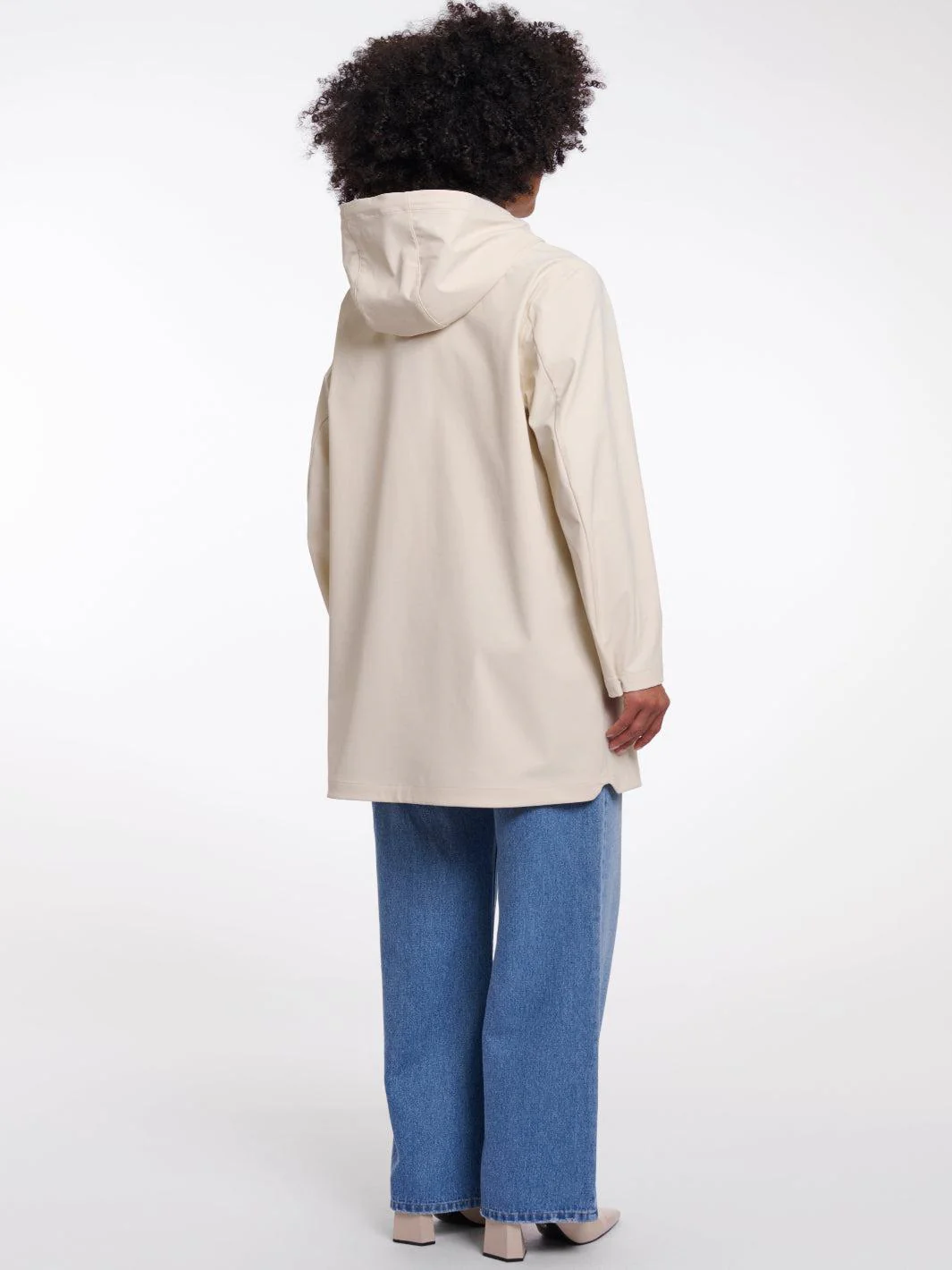 Rino & Pelle Ize Raincoat In Birch - Image 4