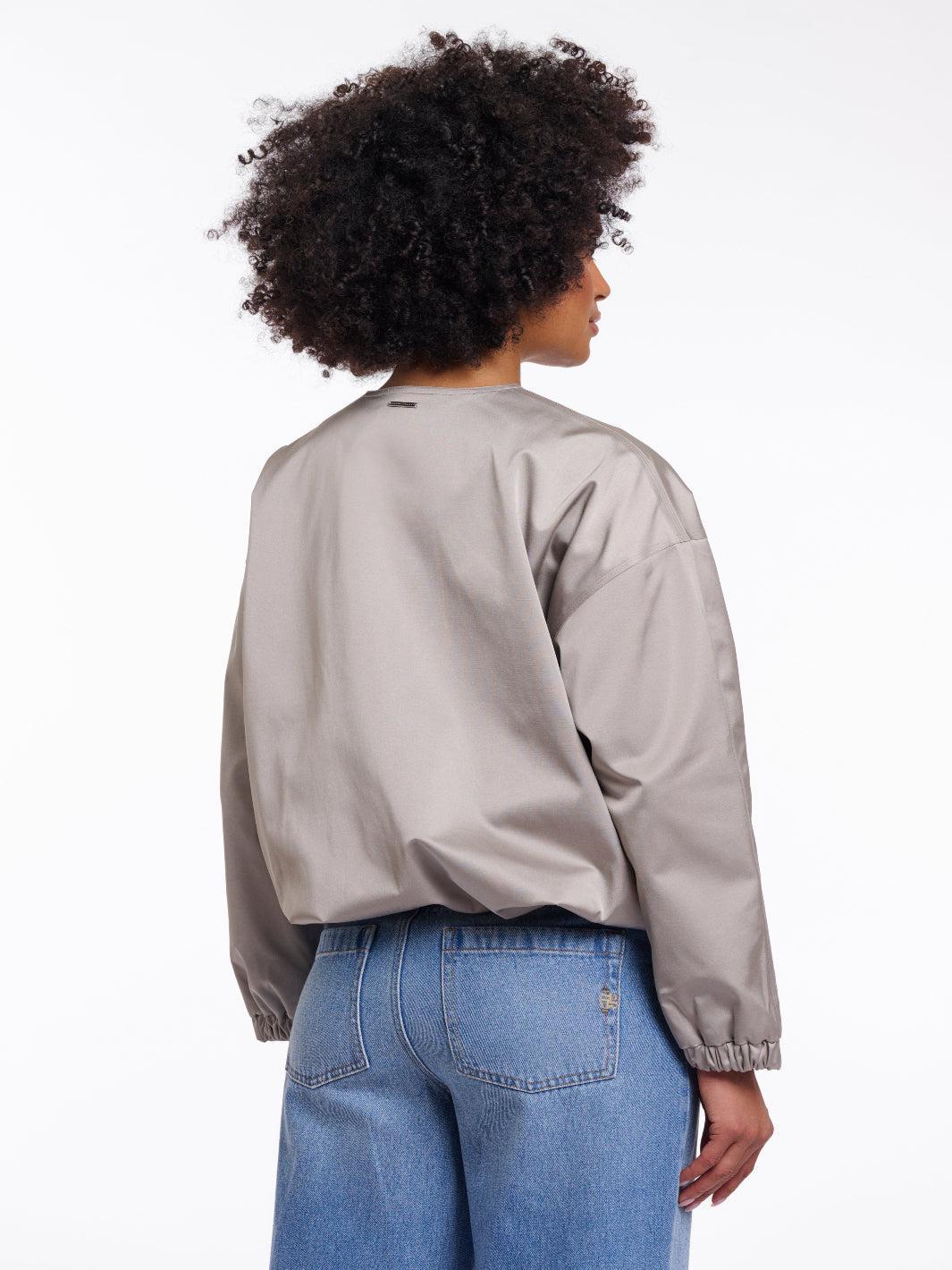 Rino & Pelle Siem Blouson Jacket In Grey - Image 3