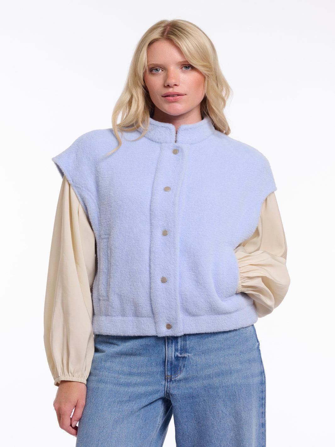 Rino & Pelle Teuntje Waistcoat In Light Blue