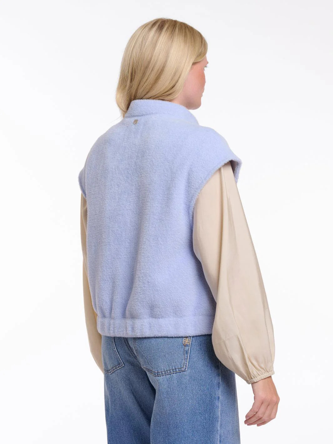 Rino & Pelle Teuntje Waistcoat In Light Blue - Image 5