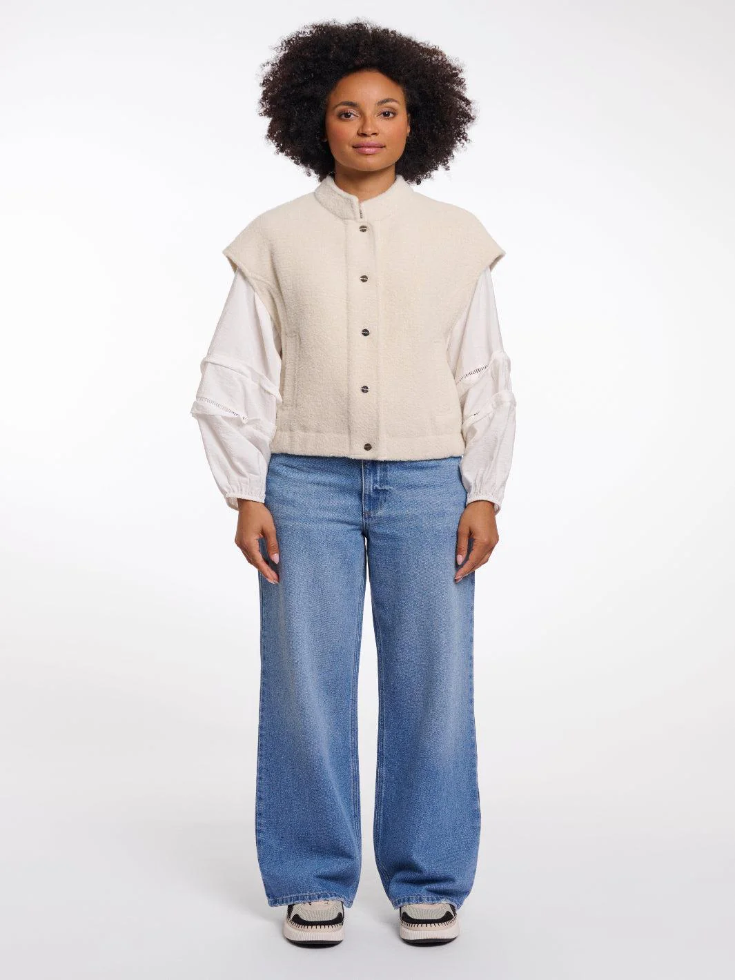 Rino & Pelle Teuntje Waistcoat In Birch - Image 2