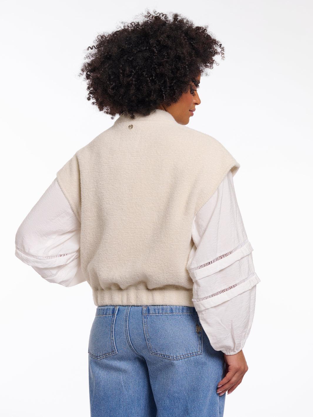 Rino & Pelle Teuntje Waistcoat In Birch - Image 5