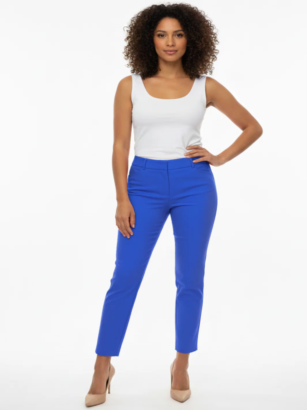 Robell Bella Trousers In Blue 52642