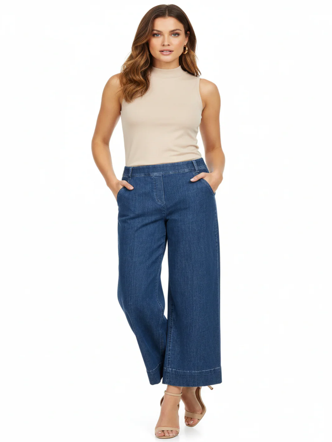 Robell Debby Trousers In Blue 51602