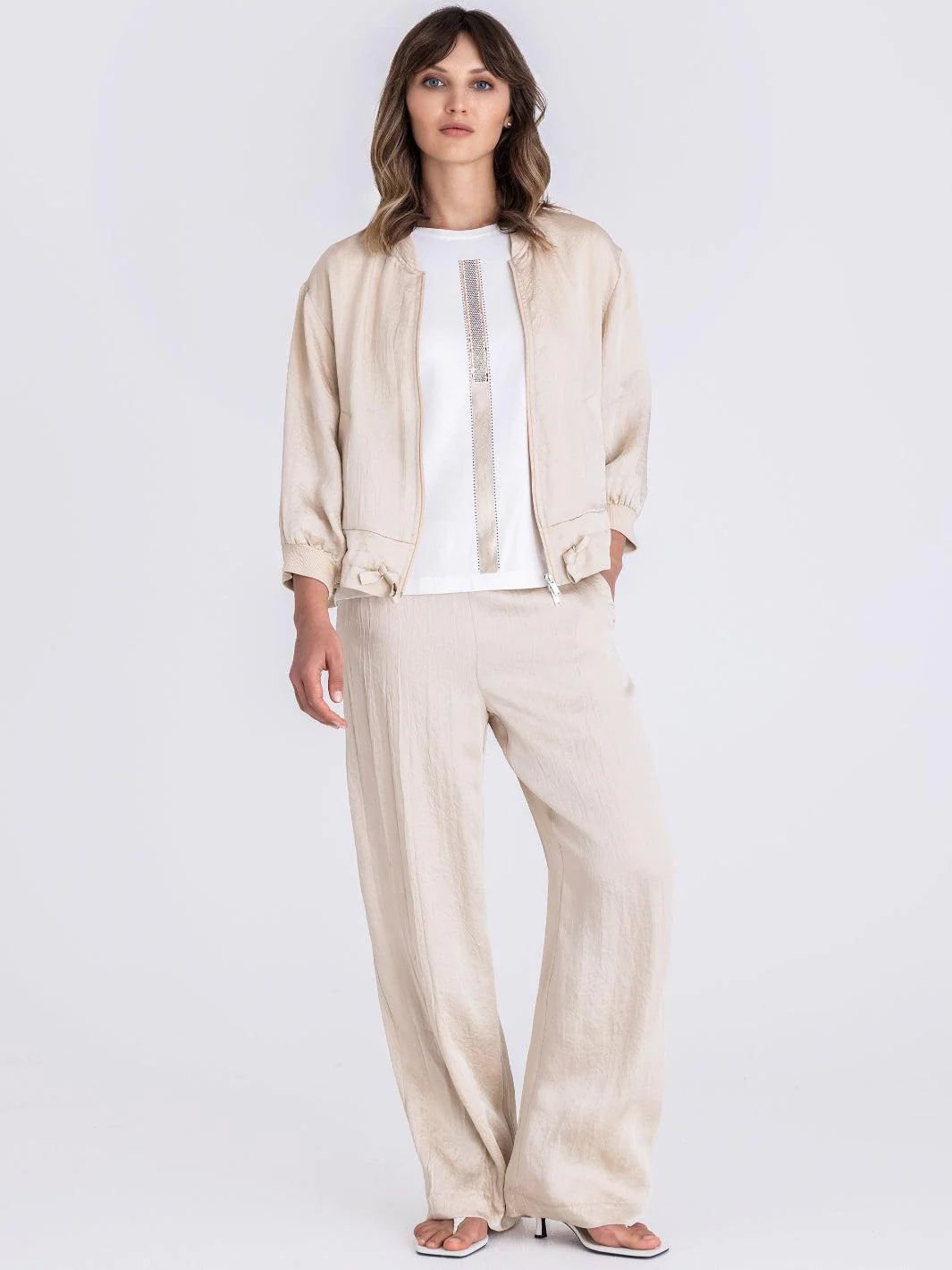 Tuzzi Embellished T-Shirt In Ecru 413456 - Image 2