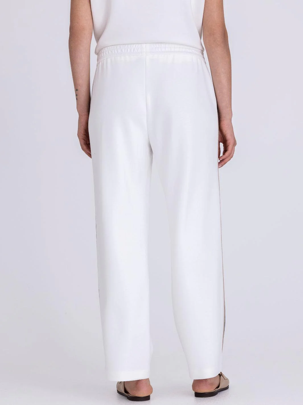 Tuzzi Straight Leg Trousers In Ecru 413600 - Image 4