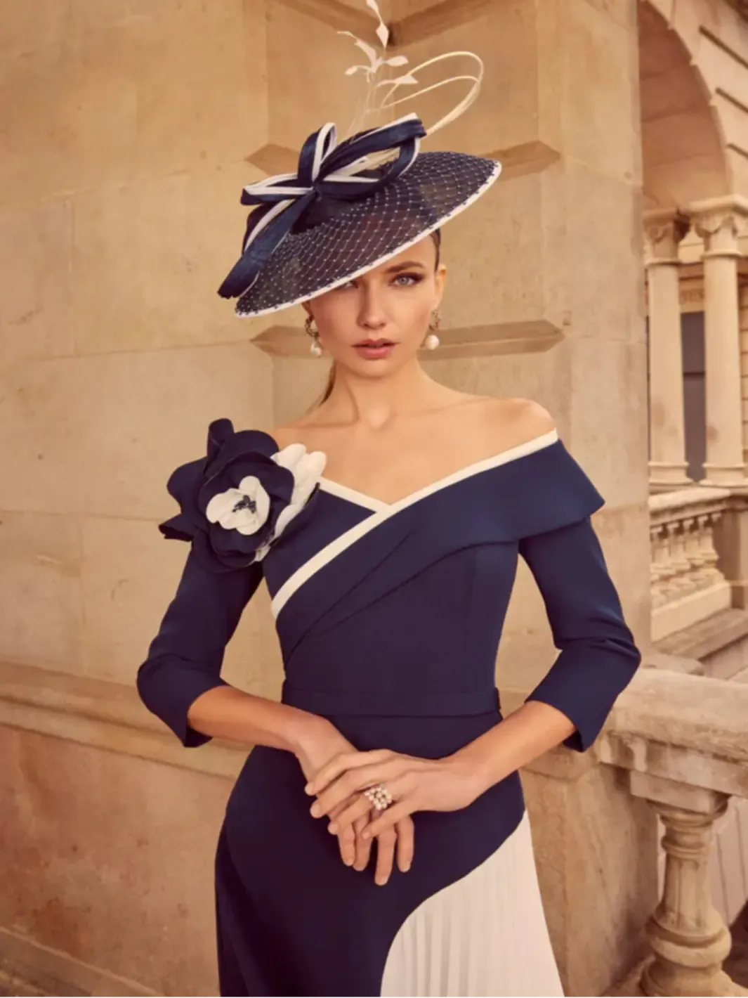 Veni Infantino 992502A In Navy / Ivory - Image 2